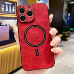 ラムスキンフェイクレザーマグネットスマホケース、iPhone 11用、iPhone 11 Pro用