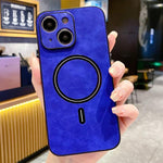 ラムスキンフェイクレザーマグネットスマホケース、iPhone 14 Pro Max用、iPhone 13 Pro Max用、iPhone 13 Pro用、iPhone 13用、iPhone 12用、iPhone 12 Pro Max用、iPhone 12 Pro用、iPhone 11 Pro Max用