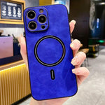 ラムスキンフェイクレザーマグネットスマホケース、iPhone 14 Pro Max用、iPhone 13 Pro Max用、iPhone 13 Pro用、iPhone 13用、iPhone 12用、iPhone 12 Pro Max用、iPhone 12 Pro用、iPhone 11 Pro Max用