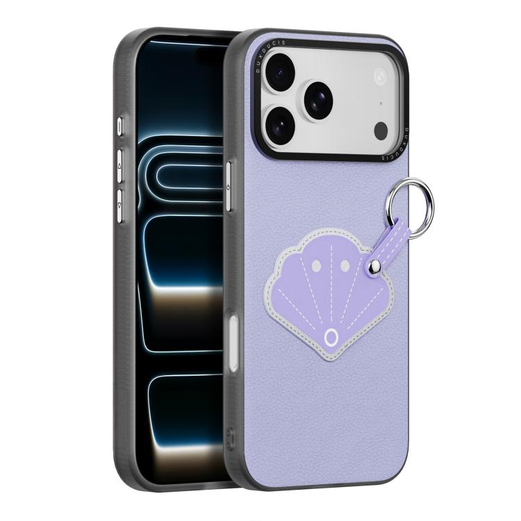 DUX DUCIS LUVYシリーズ 携帯電話ケース 指リングバックル付き、iPhone 17 Pro Max用、iPhone 17 Pro用、iPhone 17用