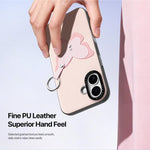 DUX DUCIS LUVYシリーズ 携帯電話ケース 指リングバックル付き、iPhone 17 Pro Max用、iPhone 17 Pro用、iPhone 17用