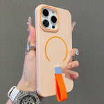 スキンフィール磁気TPUスマホケースシリコンストラップ付き、iPhone 13、iPhone 12 / 12 Pro、iPhone 12 Pro Max、iPhone 11 Pro Max、iPhone 11、iPhone 11 Pro用