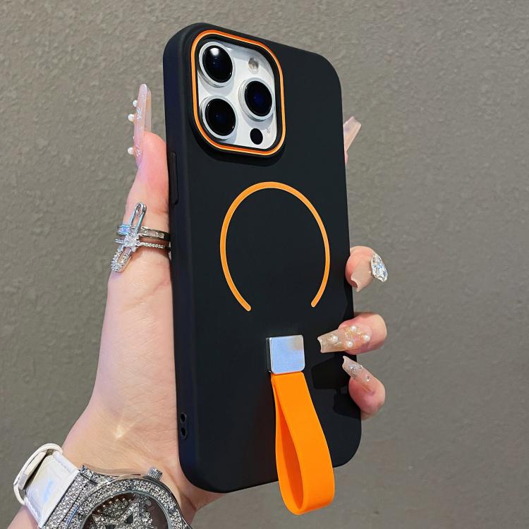 スキンフィール磁気TPUスマホケースシリコンストラップ付き、iPhone 13、iPhone 12 / 12 Pro、iPhone 12 Pro Max、iPhone 11 Pro Max、iPhone 11、iPhone 11 Pro用
