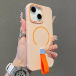 スキンフィール磁気TPUスマホケースシリコンストラップ付き、iPhone 13、iPhone 12 / 12 Pro、iPhone 12 Pro Max、iPhone 11 Pro Max、iPhone 11、iPhone 11 Pro用