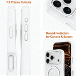 XDcase YADUN 回転ブラケット 磁気 携帯電話ケース、iPhone 17 Pro Max用、iPhone 17 Pro用