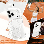 XDcase YADUN 回転ブラケット 磁気 携帯電話ケース、iPhone 17 Pro Max用、iPhone 17 Pro用