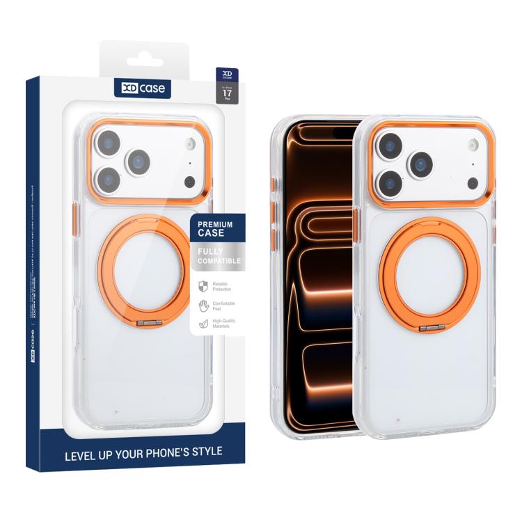 XDcase YADUN 回転ブラケット 磁気 携帯電話ケース、iPhone 17 Pro Max用、iPhone 17 Pro用