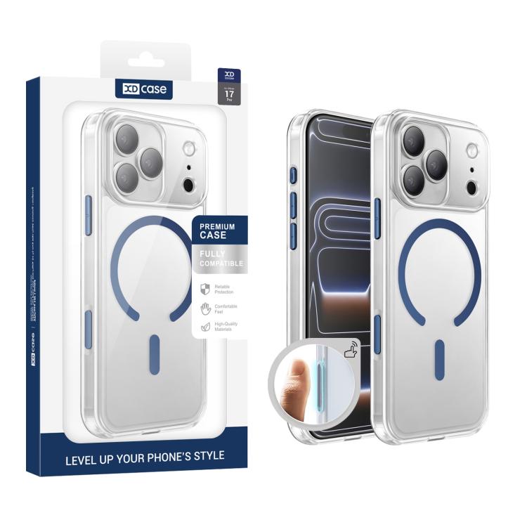XDcase フロスト 透明 磁気 耐衝撃 携帯電話ケース、iPhone 17 Pro Max用、iPhone 17 Pro用、iPhone 17用