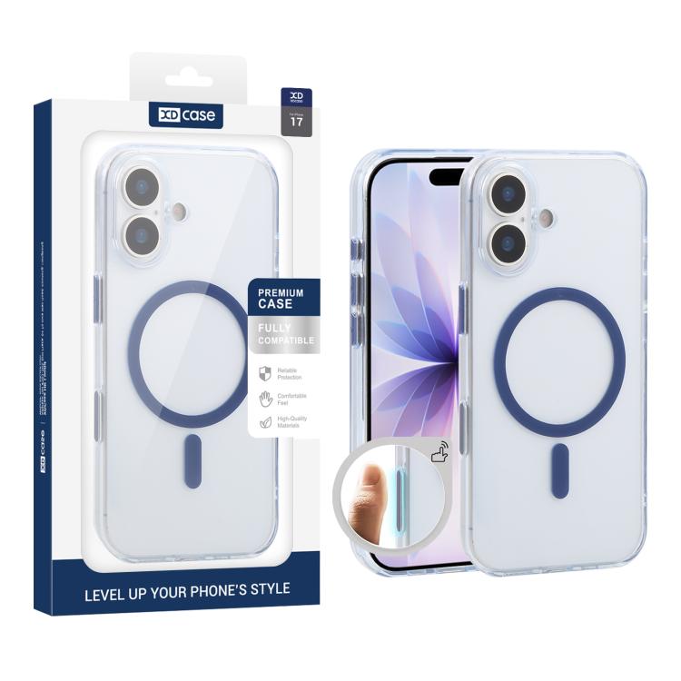 XDcase フロスト 透明 磁気 耐衝撃 携帯電話ケース、iPhone 17 Pro Max用、iPhone 17 Pro用、iPhone 17用