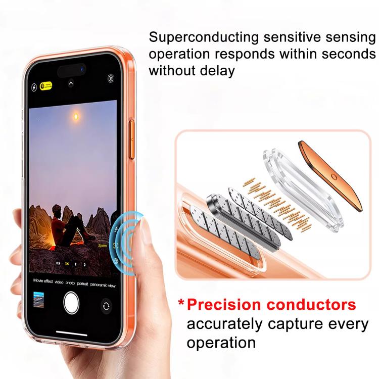XDcase フロスト 透明 磁気 耐衝撃 携帯電話ケース、iPhone 17 Pro Max用、iPhone 17 Pro用、iPhone 17用