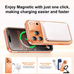 XDcase フロスト 透明 磁気 耐衝撃 携帯電話ケース、iPhone 17 Pro Max用、iPhone 17 Pro用、iPhone 17用