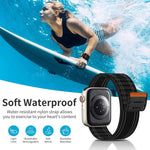 xDfind ナイロンループ織りフック＆ループファスナーバンド、Apple Watch 42 / 44 / 45 / 46 / 49mm用、Apple Watch 38 / 40 / 41 / S11 42mm用