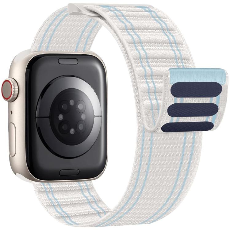 xDfind ナイロンループ織りフック＆ループファスナーバンド、Apple Watch 42 / 44 / 45 / 46 / 49mm用、Apple Watch 38 / 40 / 41 / S11 42mm用