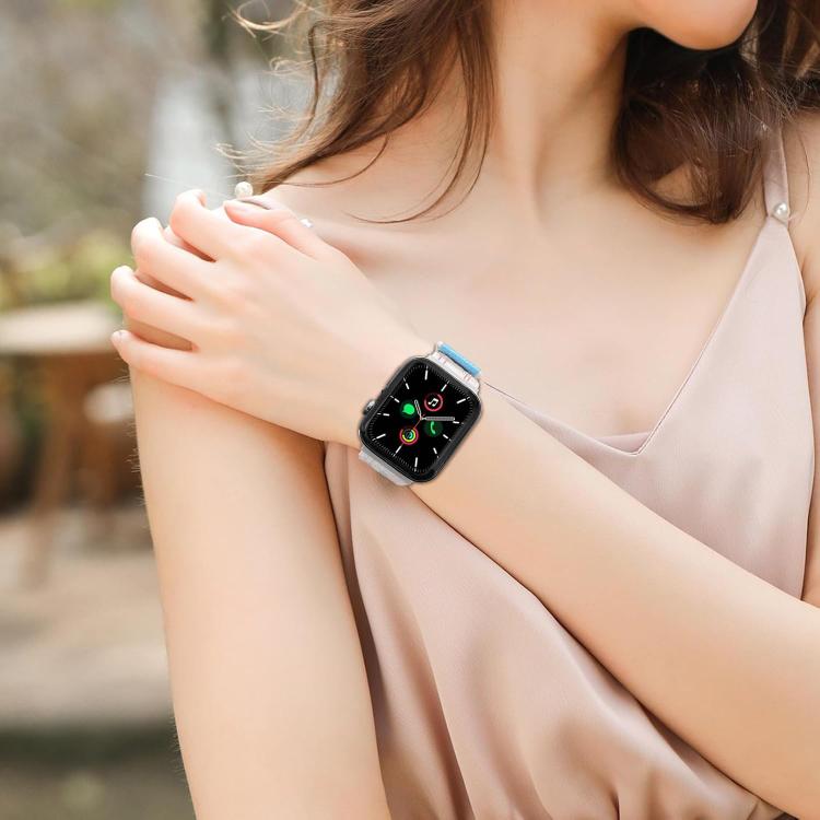 xDfind ナイロンループ織りフック＆ループファスナーバンド、Apple Watch 42 / 44 / 45 / 46 / 49mm用、Apple Watch 38 / 40 / 41 / S11 42mm用