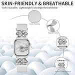 xDfind 中国結びナイロン編み磁気バックルウォッチバンド、Apple Watch 42 / 44 / 45 / 46 / 49mm用、Apple Watch 38 / 40 / 41 / S11 42mm用