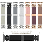 xDfind 中国結びナイロン編み磁気バックルウォッチバンド、Apple Watch 42 / 44 / 45 / 46 / 49mm用、Apple Watch 38 / 40 / 41 / S11 42mm用