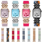 xDfind 中国結びナイロン虹色編み磁気バックルウォッチバンド、Apple Watch 42 / 44 / 45 / 46 / 49mm用、Apple Watch 38 / 40 / 41 / S11 42mm用