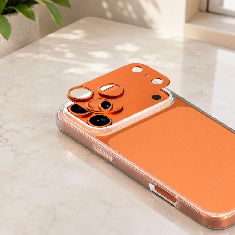XDcase 5個セット チタン合金 ホロー カメラレンズプロテクター、iPhone 17 Pro Max 用、iPhone 17 Pro 用