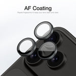XDcase 5個セット AF + AR ホークアイ カメラレンズプロテクター アライメントツール付き、iPhone 17 Pro Max 用、iPhone 17 Pro 用