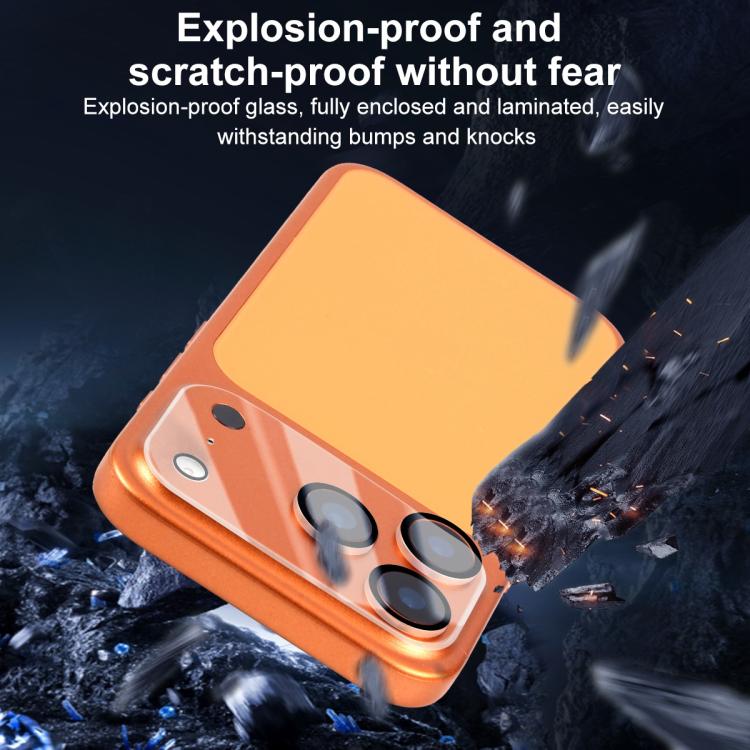 XDcase 5個セット シルクスクリーン一体型 強化ガラス バックカメラフィルム、iPhone 17 Pro Max 用、iPhone 17 Pro 用、iPhone 17 用、iPhone Air 用