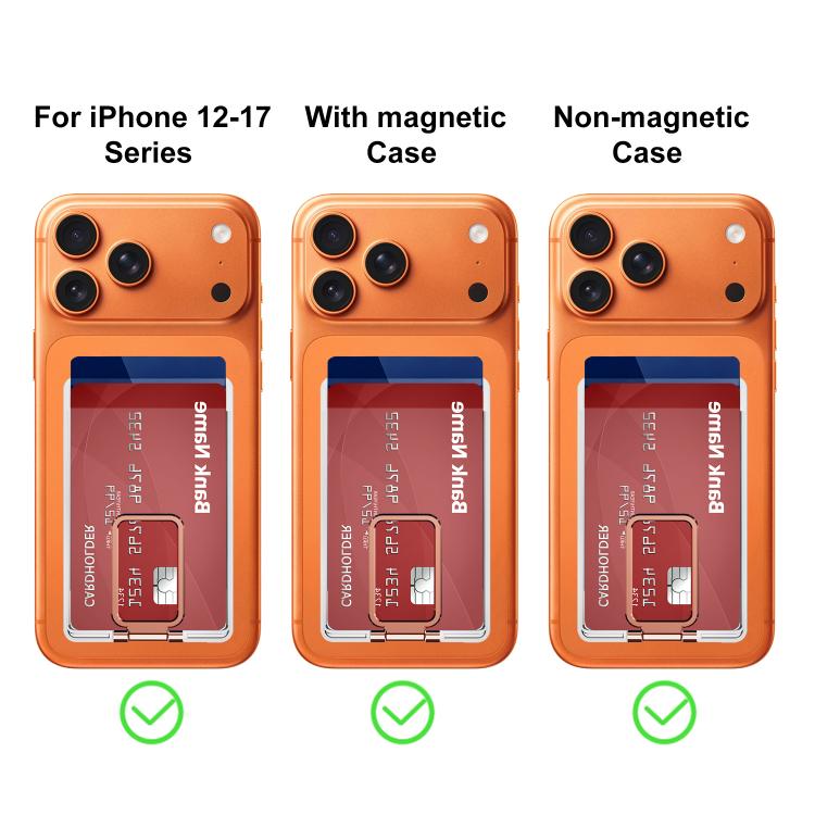 XDcase マグネット式背面カードスロットホルダー iPhone / Galaxy など対応