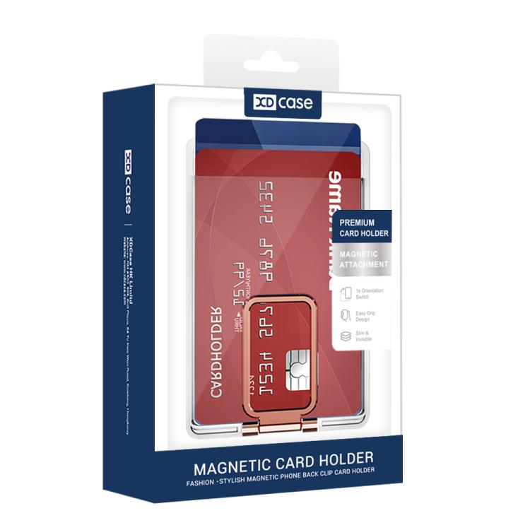 XDcase マグネット式背面カードスロットホルダー iPhone / Galaxy など対応