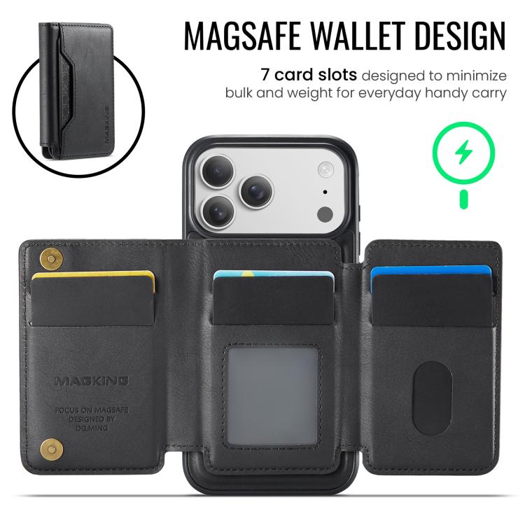 MAGKING K3シリーズ MagSafe RFID K3 Proカードバッグ着脱式フォンケース、iPhone 17 Pro Max用、iPhone 17 Pro用、iPhone Air用