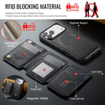 MAGKING K3シリーズ MagSafe RFID K3 Proカードバッグ着脱式フォンケース、iPhone 17 Pro Max用、iPhone 17 Pro用、iPhone Air用
