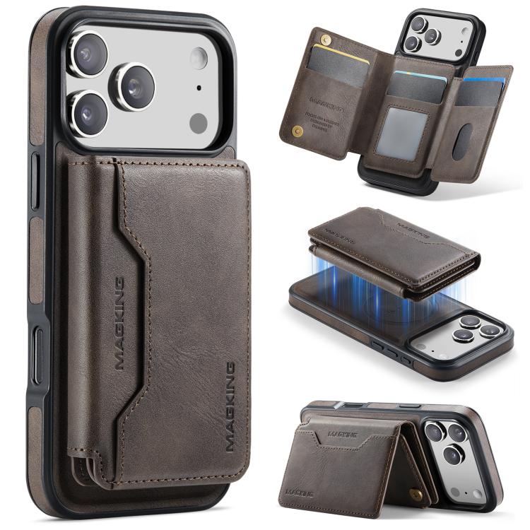 MAGKING K3シリーズ MagSafe RFID K3 Proカードバッグ着脱式フォンケース、iPhone 17 Pro Max用、iPhone 17 Pro用、iPhone Air用