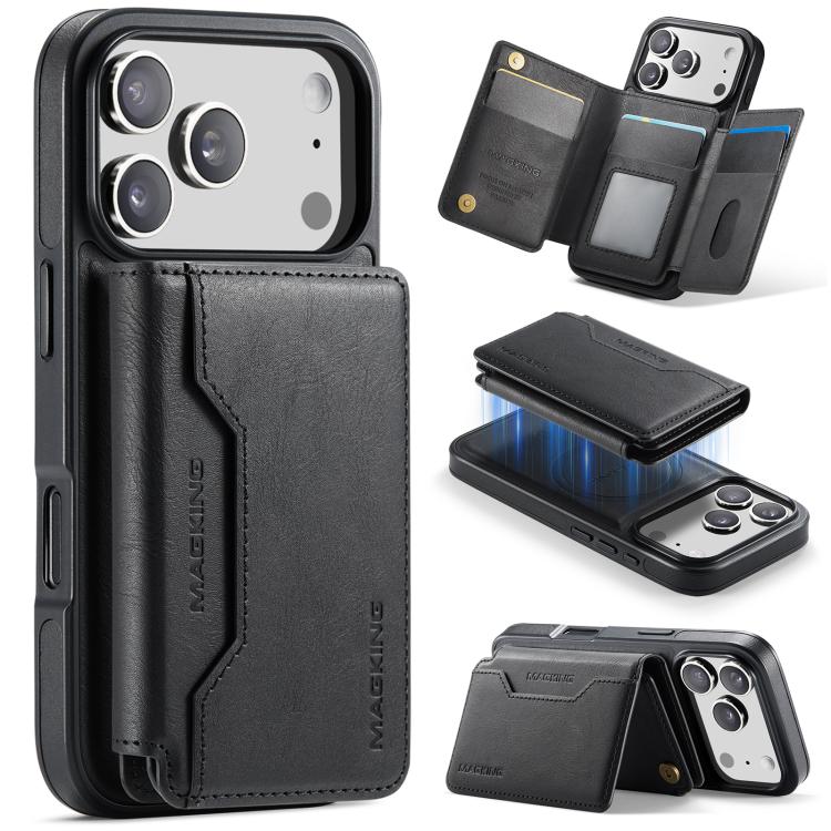 MAGKING K3シリーズ MagSafe RFID K3 Proカードバッグ着脱式フォンケース、iPhone 17 Pro Max用、iPhone 17 Pro用、iPhone Air用