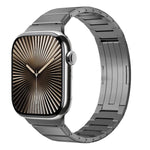 ワンビーズ折りたたみクラスプ金属チタン合金ウォッチバンド、Apple Watch 46mm / 49mm / 45mm / 44mm用、Apple Watch 42mm / 41mm / 40mm / 38mm用
