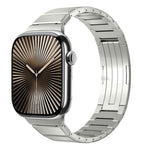 ワンビーズ折りたたみクラスプ金属チタン合金ウォッチバンド、Apple Watch 46mm / 49mm / 45mm / 44mm用、Apple Watch 42mm / 41mm / 40mm / 38mm用
