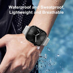 ワンビーズ折りたたみクラスプ金属チタン合金ウォッチバンド、Apple Watch 46mm / 49mm / 45mm / 44mm用、Apple Watch 42mm / 41mm / 40mm / 38mm用