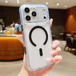 フロストPCハイブリッドTPU磁気フォンケース AIセンサーキー付き、iPhone 17 Pro Max用、iPhone 17 Pro用、iPhone 17用、iPhone Air用、iPhone 16 Pro Max用、iPhone 16 Pro用、iPhone 16用
