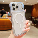 フロストPCハイブリッドTPU磁気フォンケース AIセンサーキー付き、iPhone 17 Pro Max用、iPhone 17 Pro用、iPhone 17用、iPhone Air用、iPhone 16 Pro Max用、iPhone 16 Pro用、iPhone 16用