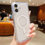 フロストPCハイブリッドTPU磁気フォンケース AIセンサーキー付き、iPhone 17 Pro Max用、iPhone 17 Pro用、iPhone 17用、iPhone Air用、iPhone 16 Pro Max用、iPhone 16 Pro用、iPhone 16用