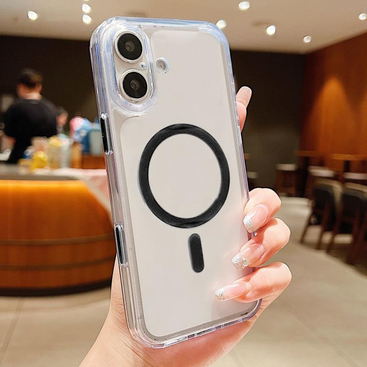 フロストPCハイブリッドTPU磁気フォンケース AIセンサーキー付き、iPhone 17 Pro Max用、iPhone 17 Pro用、iPhone 17用、iPhone Air用、iPhone 16 Pro Max用、iPhone 16 Pro用、iPhone 16用