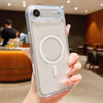 フロストPCハイブリッドTPU磁気フォンケース AIセンサーキー付き、iPhone 17 Pro Max用、iPhone 17 Pro用、iPhone 17用、iPhone Air用、iPhone 16 Pro Max用、iPhone 16 Pro用、iPhone 16用