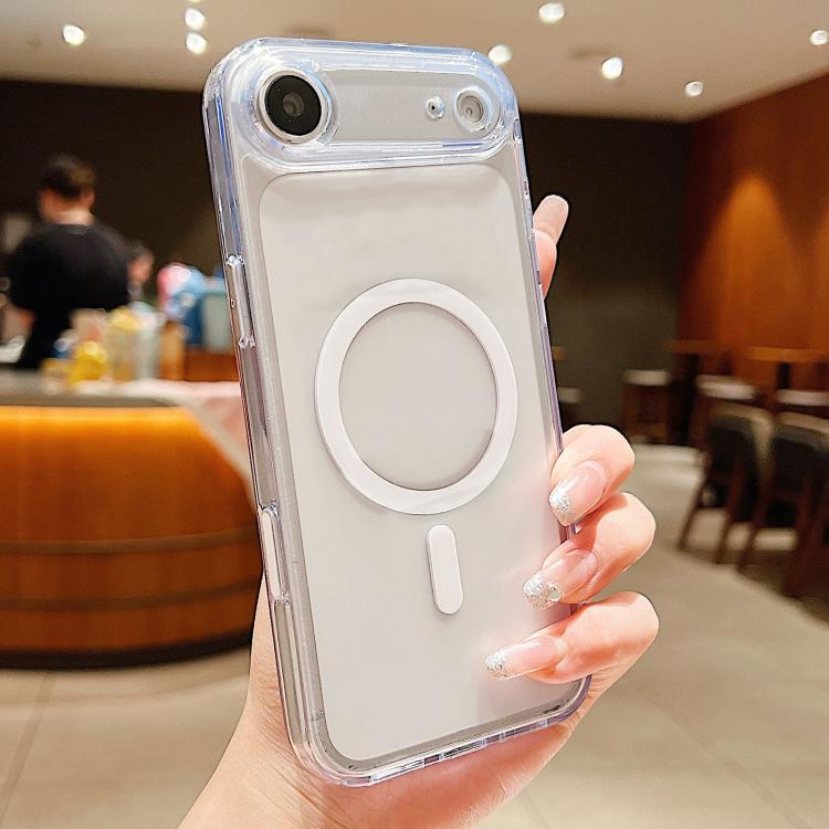 フロストPCハイブリッドTPU磁気フォンケース AIセンサーキー付き、iPhone 17 Pro Max用、iPhone 17 Pro用、iPhone 17用、iPhone Air用、iPhone 16 Pro Max用、iPhone 16 Pro用、iPhone 16用