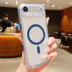 フロストPCハイブリッドTPU磁気フォンケース AIセンサーキー付き、iPhone 17 Pro Max用、iPhone 17 Pro用、iPhone 17用、iPhone Air用、iPhone 16 Pro Max用、iPhone 16 Pro用、iPhone 16用