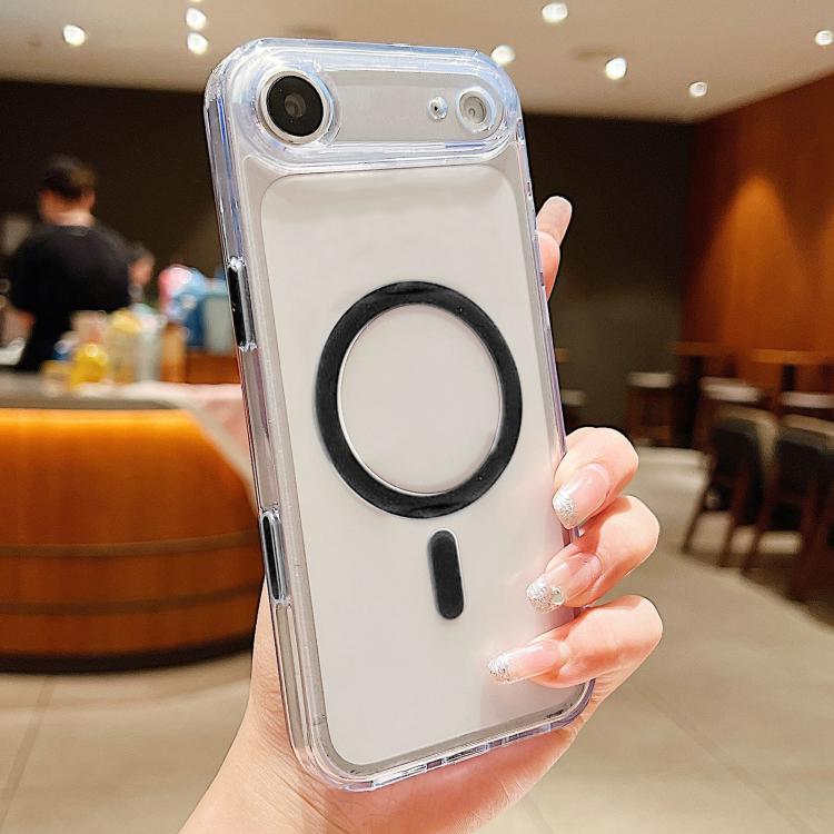 フロストPCハイブリッドTPU磁気フォンケース AIセンサーキー付き、iPhone 17 Pro Max用、iPhone 17 Pro用、iPhone 17用、iPhone Air用、iPhone 16 Pro Max用、iPhone 16 Pro用、iPhone 16用