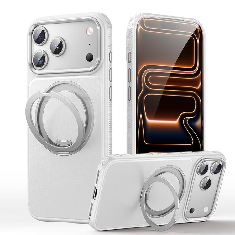レザー質感360度回転磁気ホルダーフォンケース、iPhone 17 Pro Max用、iPhone 17 Pro用、iPhone 17用、iPhone Air用、iPhone 16 Pro Max用、iPhone 16 Pro用、iPhone 16 Plus用、iPhone 16用