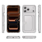 XDcase クリア TPU カードスロット 精密ホールスマホケース、iPhone 17 Pro Max用、iPhone 17 Pro用、iPhone 17用、iPhone Air用