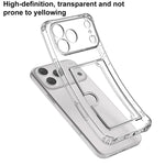 XDcase クリア TPU カードスロット 精密ホールスマホケース、iPhone 17 Pro Max用、iPhone 17 Pro用、iPhone 17用、iPhone Air用