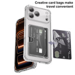 XDcase クリア TPU カードスロット 精密ホールスマホケース、iPhone 17 Pro Max用、iPhone 17 Pro用、iPhone 17用、iPhone Air用