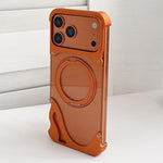 ドルフィン オリジナルカラー メタルフレームレス 360度回転ホルダー 磁気スマホケース、iPhone 17 Pro Max用、iPhone 17 Pro用