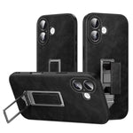 SULADA リストバンド 隠しメタルホルダー 合皮スマホケース、iPhone 17 Pro Max用、iPhone 17 Pro用、iPhone 17用、iPhone 16 Pro Max用、iPhone 16 Pro用、iPhone 16用