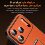 SULADA リストバンド 隠しメタルホルダー 合皮スマホケース、iPhone 17 Pro Max用、iPhone 17 Pro用、iPhone 17用、iPhone 16 Pro Max用、iPhone 16 Pro用、iPhone 16用