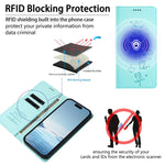 かわいい猫の型押し磁気RFIDヴィーガンレザーフォンケース iPhone Air用、iPhone 16 Pro Max用、iPhone 16 Pro用、iPhone 16 Plus用