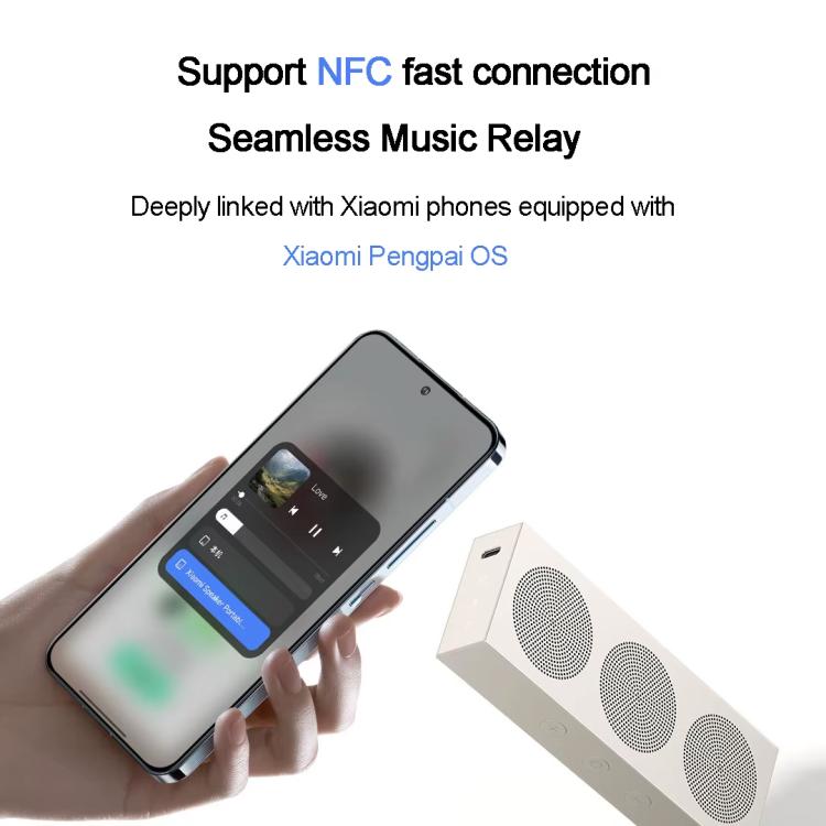 オリジナルXiaomiポータブルBluetoothスピーカー IP66防水デスクトップスピーカー